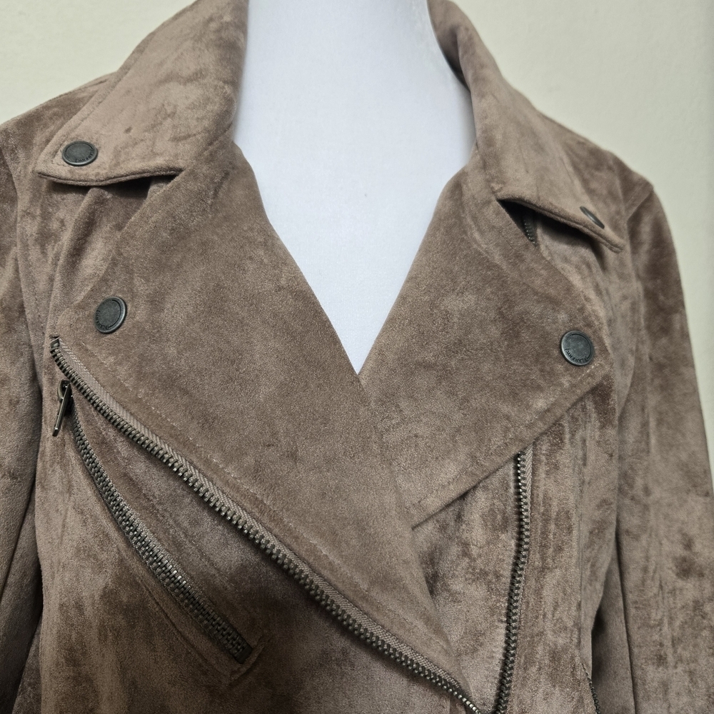BLANKNYC Women's Taupe Suede Jacket.Size L - Picture 5 of 16
